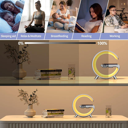 Smart LED Lamp with Wireless Charger