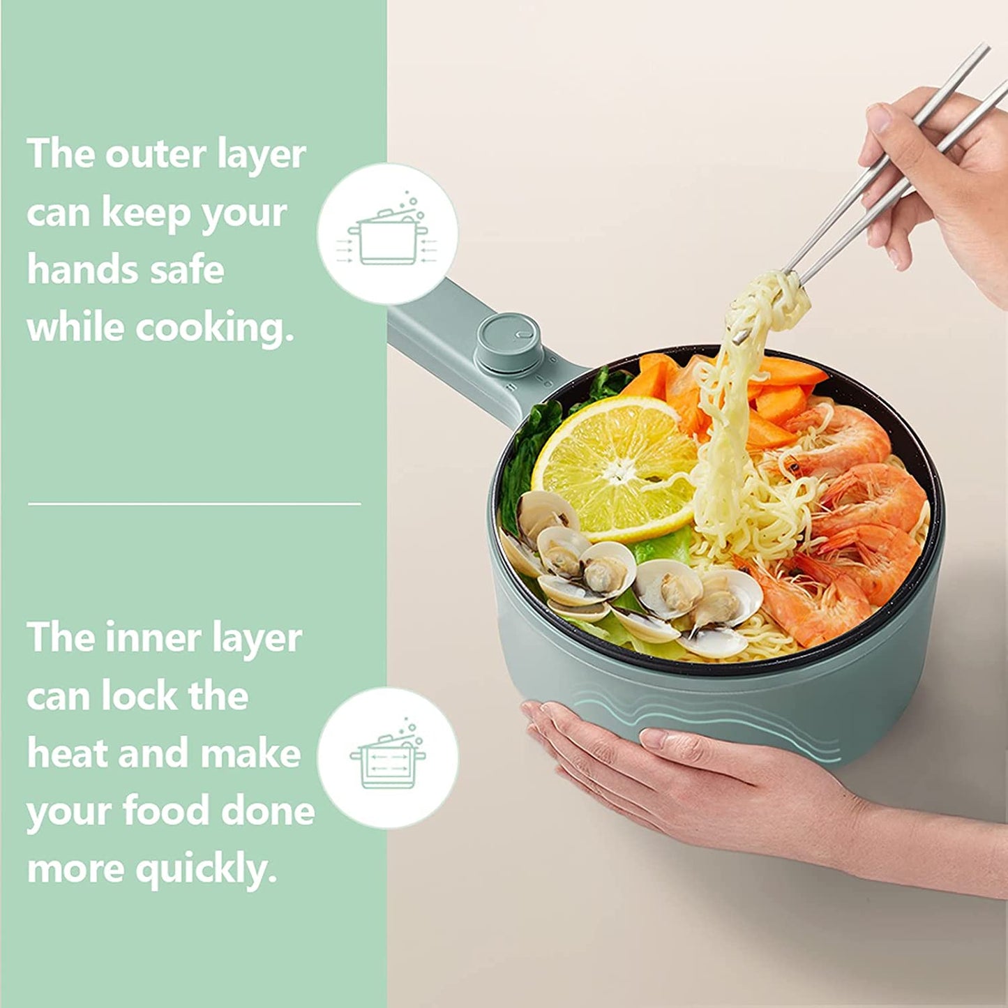 Portable Heated Pot